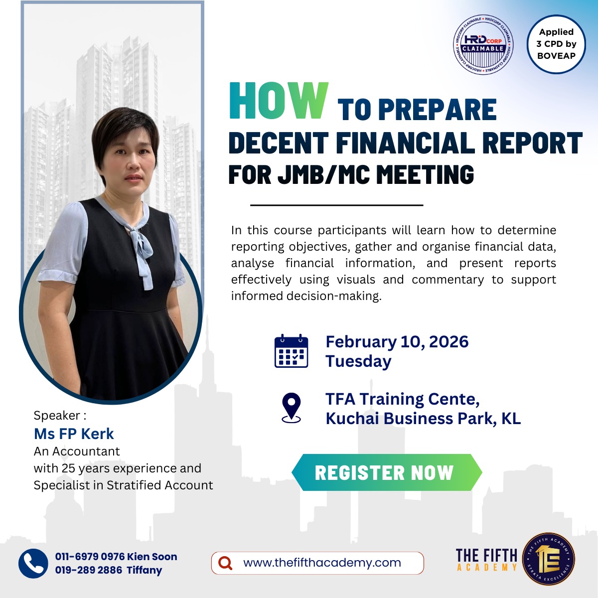 JMB/MC Financial Reporting