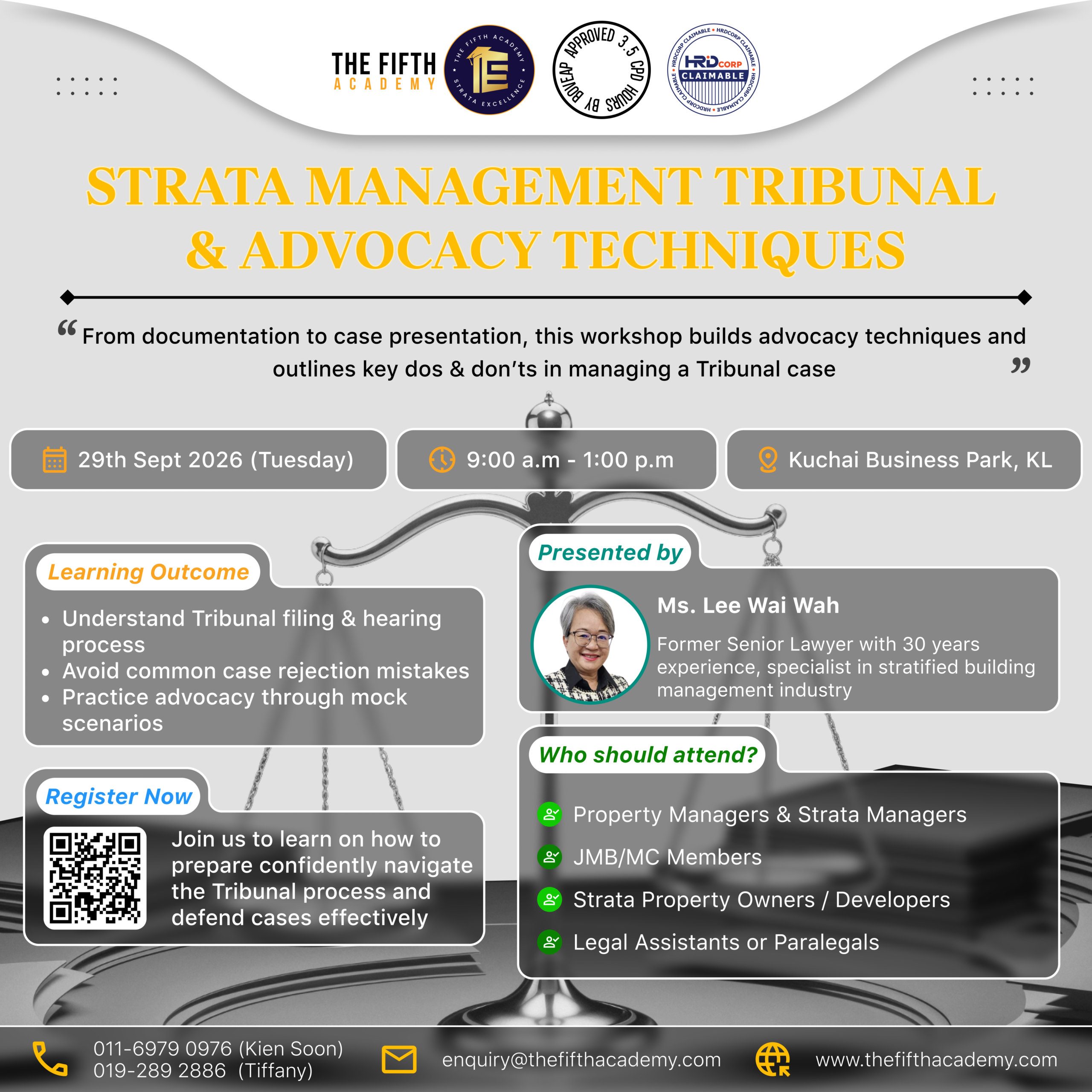Strata Management Tribunal & Advocacy Techniques